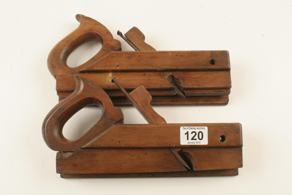 A pair of French handled T & G planes (s
