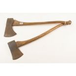 A large felling axe and another G