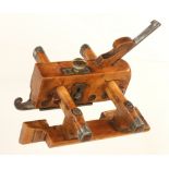 A fine quality solid boxwood plough with