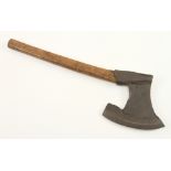 An unusual 18c Scandinavian axe stamped