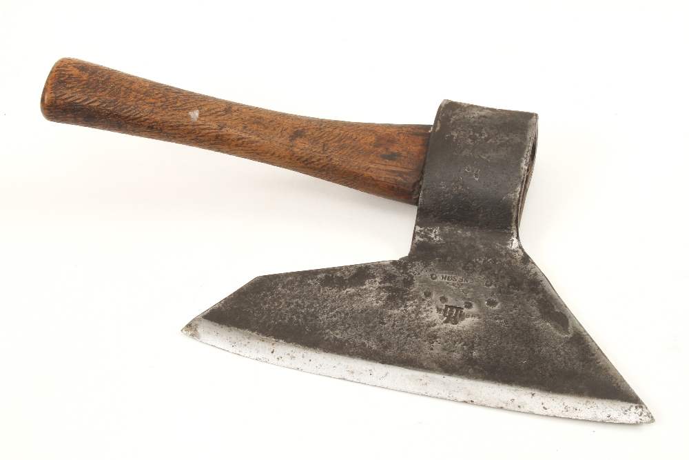 An Austrian coopers R/H side axe with ma