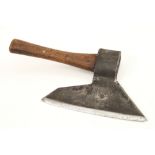 An Austrian coopers R/H side axe with ma