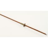 A coopers 48" boxwood and brass bung rod