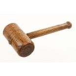 A French sculptors lignum mallet with 6"