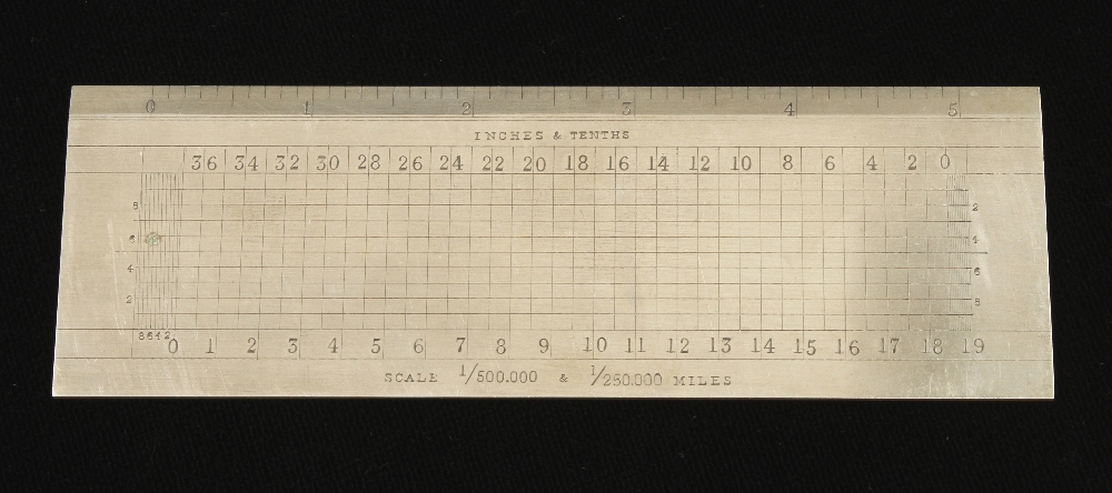 A nickel silver scale rule by CASELLA Lo