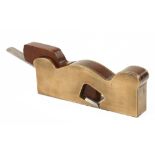 A heavy steel soled brass shoulder plane