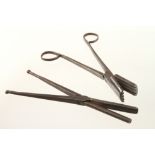 Two pairs of wig curlers one by BUCK & H