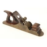 A brass panel plane 15" x 2 1/2" with ro