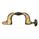 A little used brass framed lever pad ebo