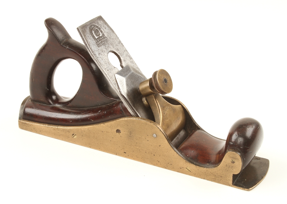 A most attractive brass panel plane 11 1