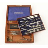 A German silver drawing set by COOKE, TR