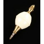 A very fine quality 5" ivory plumb bob w