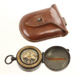 A Patent Cavalry School compass in oil b