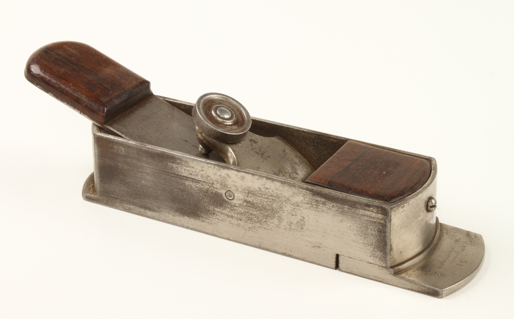 A rare iron mitre plane by J ERLANDSON N