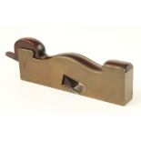 A quality brass shoulder plane 7 3/4" x