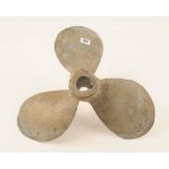 A bronze boat propeller 18" diameter G