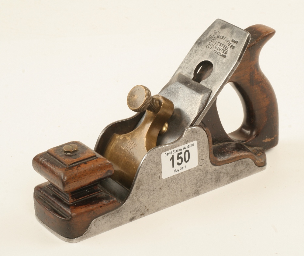 An iron smoother by SPIERS probably with replaced infill and handle G