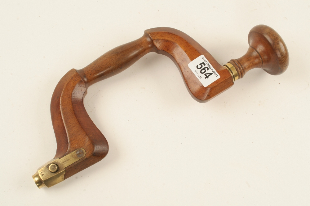 A rare brass button pad beech brace by FENN G++ - Image 2 of 2