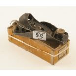 A USA STANLEY No 91/4 block plane in orig tatty box G