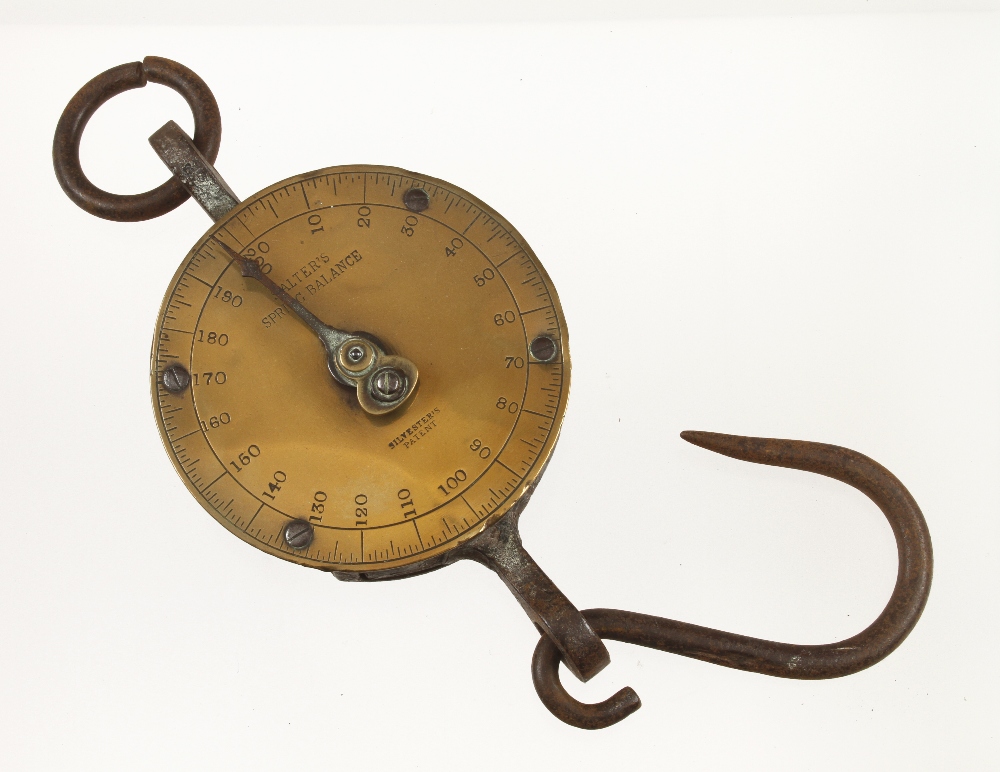 A Silvester's Patent SALTER'S Spring Balance to weigh 200lbs G+