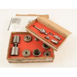 A set of CORONET conical drive friction chucks and other tools both in orig boxes G+
