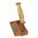 A FULLERS calculator by STANLEY London c/w brass support in orig mahogany box G+
