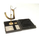 A little used brass wool scale by JOHN NESBITT Manchester No C232 with Ounces per Square Yard and