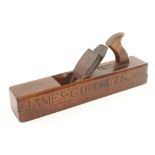 An early 16" beech jack plane apparently by G DAVIS Birmingham,