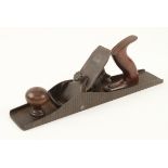 A rare 14 1/2" RODIER Patent jack plane with wavy corrugated sole (see P-TAMPIA vol 1 p184 fig 225