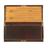 A rare Lords Cotton Cloth Coster cabinet model 15" x 7" this complex calculator slide rule has 12
