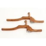 A rare pair of coachbuilders pistol grip routers by EASTWOOD York with decorative chamfers and orig