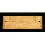 A 6" boxwood scale rule by ASTON & MANDER No 13987 (Jay Gaynor collection) G