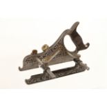 A Miller's Patent STANLEY No 43 plow plane with depth stop G+