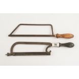 A Lancashire pattern hacksaw and another G-