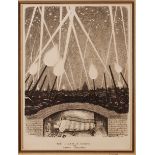 ERNEST HOWARD SHEPARD
The Lights O' London or Happy Dreams
Ink drawing heightened with white gouache