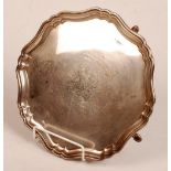 An early 20th century octagonal silver s