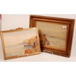 Two watercolours by Thomas Sidney, one o