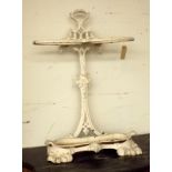 A Coalbrookdale cast iron stick stand, c