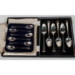 A set of Mappin & Webb silver teaspoons,