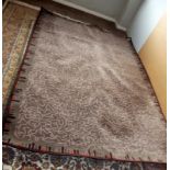 A contemporary carpet, the grey ground f