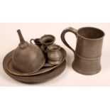 A Pair of 18th century English pewter pl