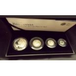 2009 four coin proof silver Britannia se