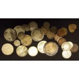 British and foreign silver coins etc.