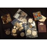 Miscellaneous coins including 1951 Crown