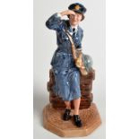 A Royal Doulton figure "Women's Auxillary Air Force" H.N.4554, No.284 from an edition of 2,500.