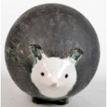 A large Briglin Pottery hedgehog. Condition Report: Diameter 65cm, length 28cm and height 23cm (