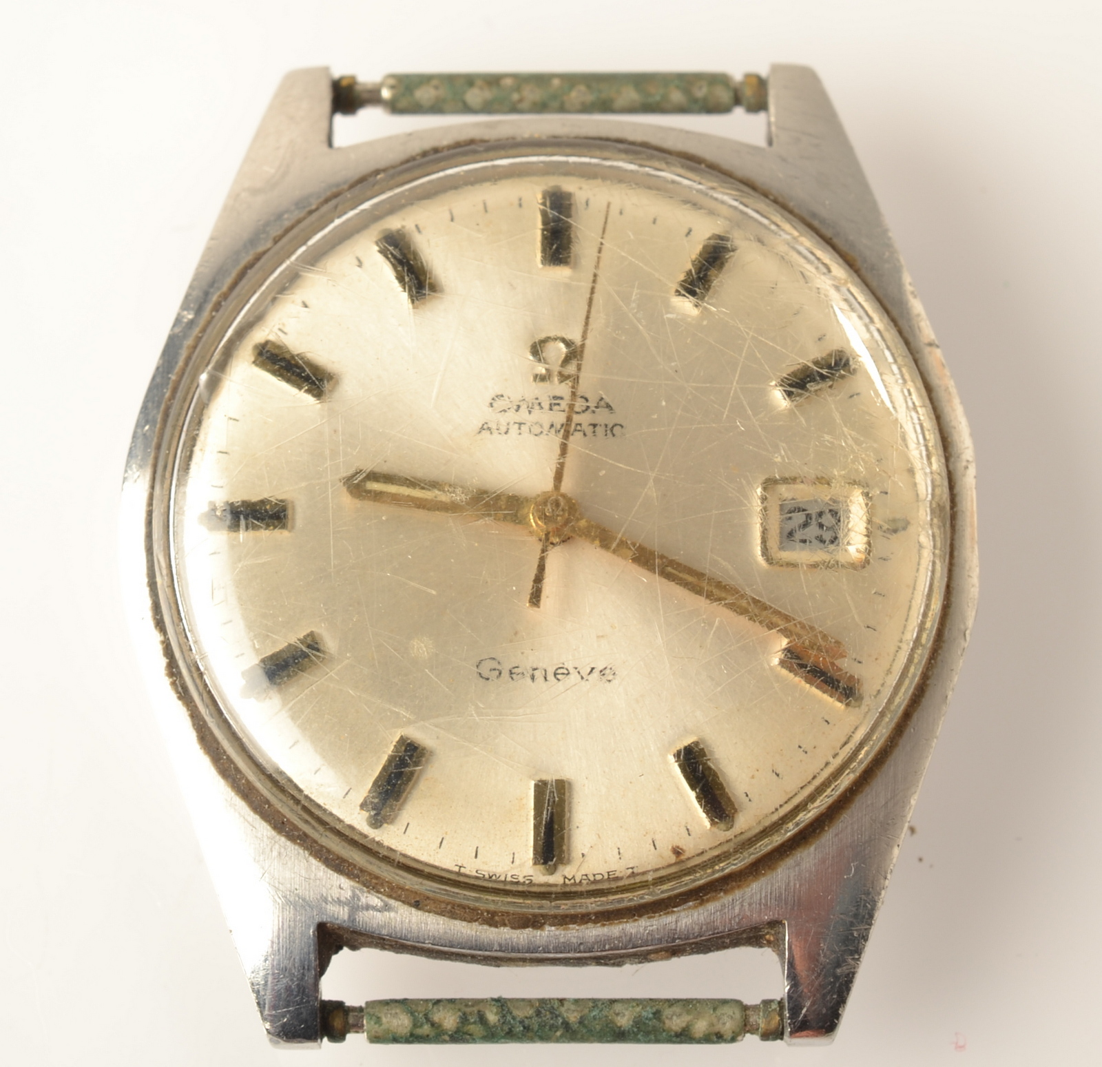 An Omega gentleman's stainless steel cased,