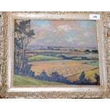 Three modern, British school, landscape oil paintings.
