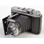 A Voigtlander Perkeo II folding camera
with a 1:3.