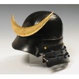 A Japanese 18th-19th century Zunari helmet.